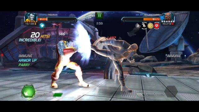 Aliance War Node 49 Nick Fury down by tanky Colossus | Super Comeback | AW season 31 | MCOC | смотреть онлайн