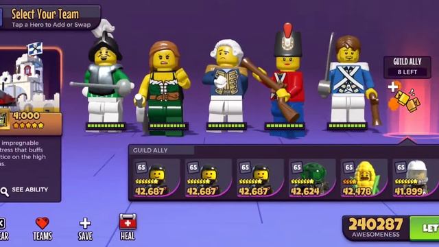 Lego Legacy Heroes Unboxed Brix map 5 node 2A-3B using NEW Imperial Ernest and Rita смотреть онлайн