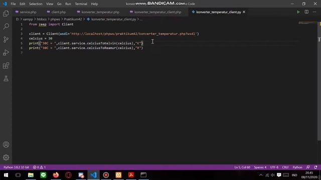 SOAP Client Menggunakan Python смотреть онлайн