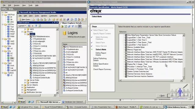Citrix XenApp Report Center - create report clip смотреть онлайн