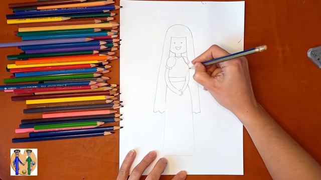 Как нарисовать принцессу Бубль Гум. Онлайн-школа рисования "Малевашки" смотреть онлайн