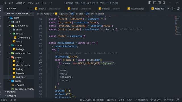 Axios Interceptor and Axios Config | Social Media App Using MERN and Next.js | MERN Project 2023 смотреть онлайн