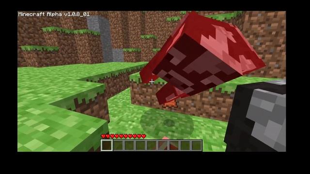 Minecraft Alpha 1.0.8_01! Cows, Leather, And Milk Buckets! смотреть онлайн