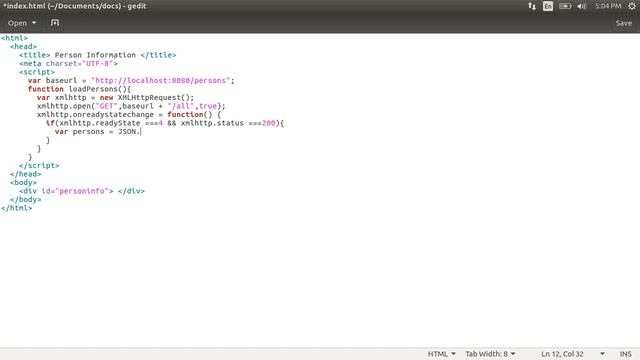 Consuming REST Web Service in an HTML Page смотреть онлайн