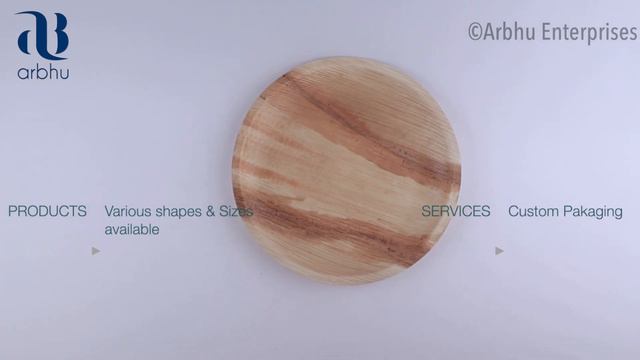 9" Round Palm Leaf Plate | Eco-friendly leaf plates смотреть онлайн