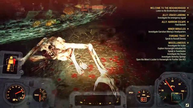 Beating a wendigo with my hands(Fallout 76) смотреть онлайн