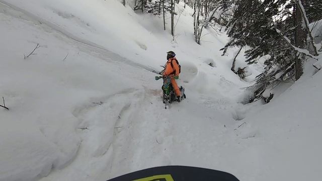 Сноубайк - это кайф! #сноубайк #Сахалин #yetisnowmx #snowbike смотреть онлайн