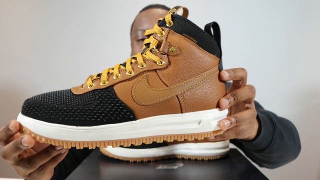 Nike Air Force 1 Lunar Duckboot Ale Brown On Foot Sneaker Review QuickSchopes 420 Schopes 805899 20 смотреть онлайн