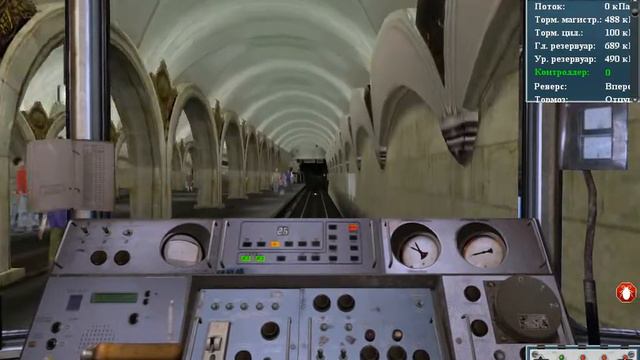 Trainz Simulator 12 Замоскворецкая линия (Зелёная ветка) Метропоезд "Народный ополченец" смотреть онлайн