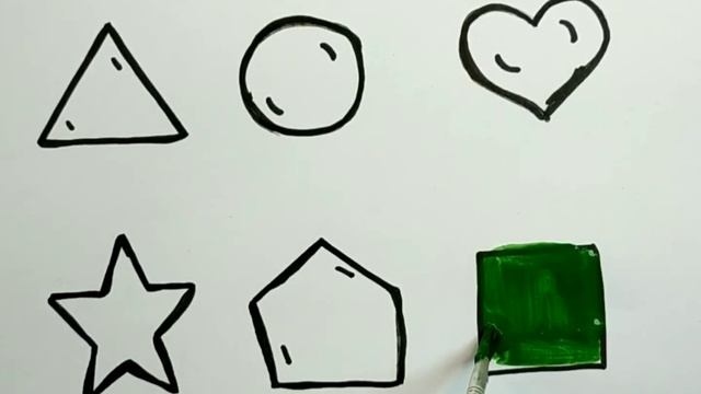 Bolalar uchun shakllar rasm chizish | Рисование фигур для детей | Drawing shapes for children смотреть онлайн