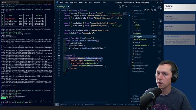 Blender Model In React-Three-Fiber Scene With Physics смотреть онлайн