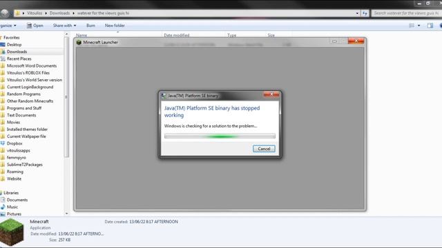 Minecraft Java SE binary not responding Possible fix смотреть онлайн