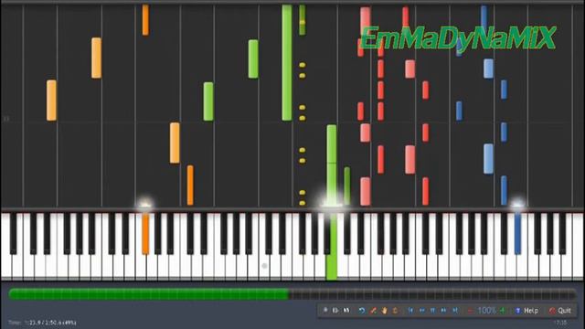 Undertale - His Theme (Synthesia) смотреть онлайн
