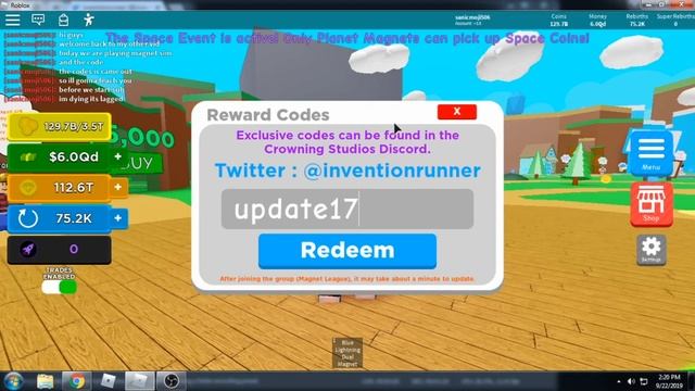 ? SPACE | Magnet Simulator ⚡ (CODES) WORKING 100% смотреть онлайн