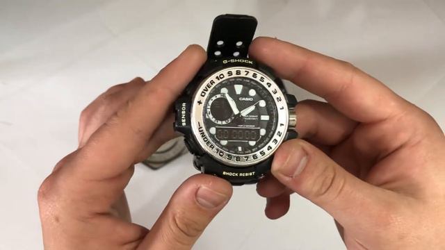 Видео обзор: Часы наручные G-SHOCK GWN-1000GB. Цвет: серебро смотреть онлайн