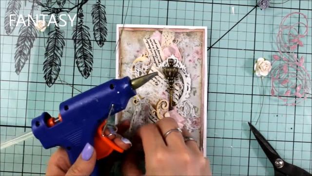 Открытка в стиле Шебби Шик. Мастер класс. смотреть онлайн