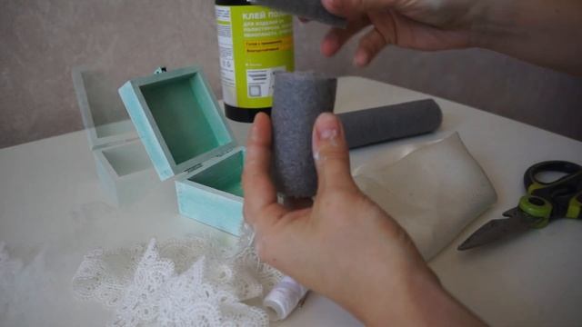 Мастер-класс "Шкатулка для колец" / Tutorial "Wedding ring box" смотреть онлайн