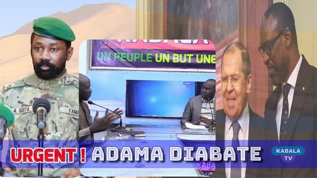 Adama Diabaté : Visite de Sergei Lavrov au Mali смотреть онлайн