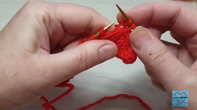 Узор спицами 