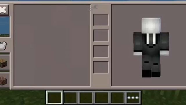Minecraft PE - Slenderman Costume Skin смотреть онлайн