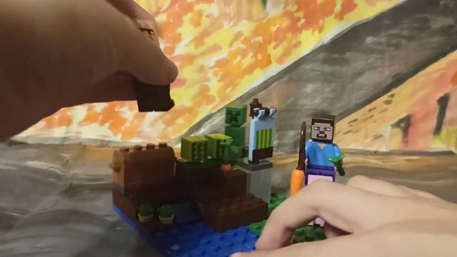 Я купил китайский Майнкрафт набор Арбузную ферму из Лего