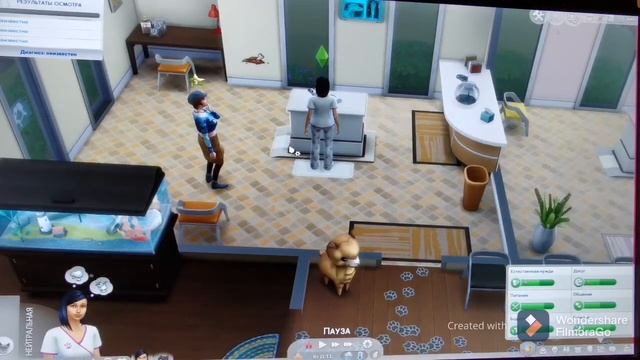 The Sims 4 | Челлендж#1  Живём и работаем в Ветеринарной Клинике ?