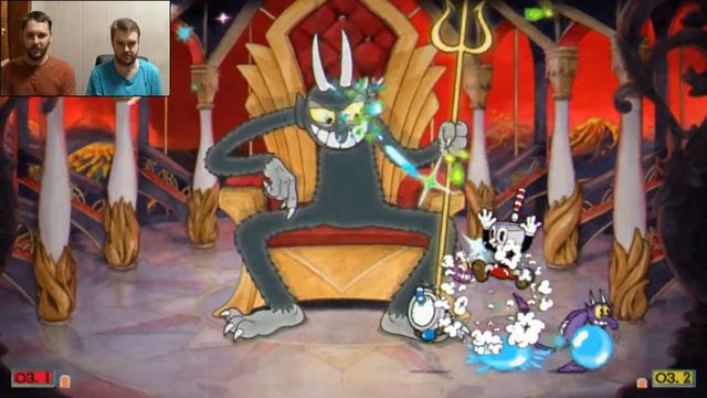 Cuphead (2 игрока) #10 — Дьявол хлопает в ладоши смотреть онлайн