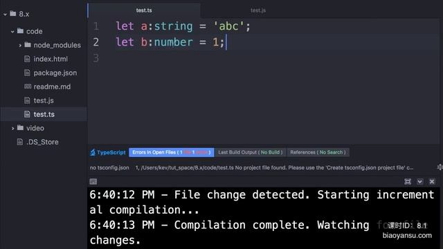 8 1 数据类型 TypeScript精讲 表严肃 课时ID 8 1 #Typescript #Javascript # смотреть онлайн