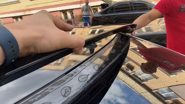 W204 mercedes benz козырёк спойлер на заднее стекло в чёрном глянце смотреть онлайн