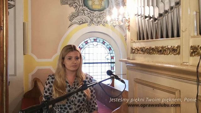 Jesteśmy Piękni Twoim Pięknem, Panie | Oprawa Muzyczna ślubu | śpiew Organy Skrzypce Sopran