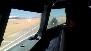 Заход и посадка в Шарм-Эль-Шейхе