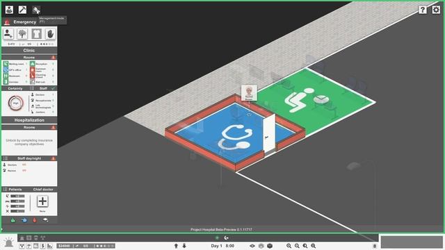 Project hospital game - Room planning - Project hospital room building смотреть онлайн
