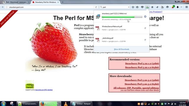 How to Install perl on Windows 7 Operating System смотреть онлайн