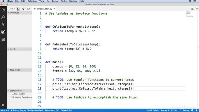 Python Tutorial - Understanding Lambda functions смотреть онлайн