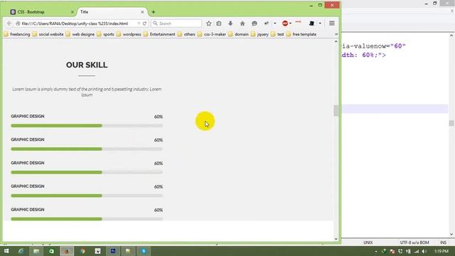 PSD to HTML With Bootstrap Class #5 ( Part 2 ) смотреть онлайн