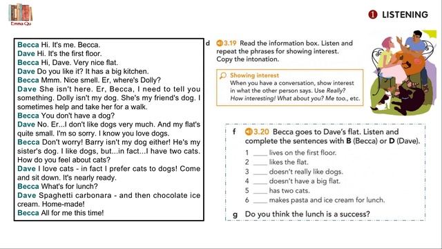 English File Elementary Student book 3C -Love me, love my dog - Emma Qu смотреть онлайн