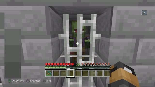 Minecraft Tutorial (How To cure a zombie villager) First Tutorial смотреть онлайн