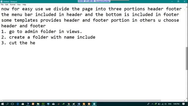 templating part 4 (header and footer) смотреть онлайн