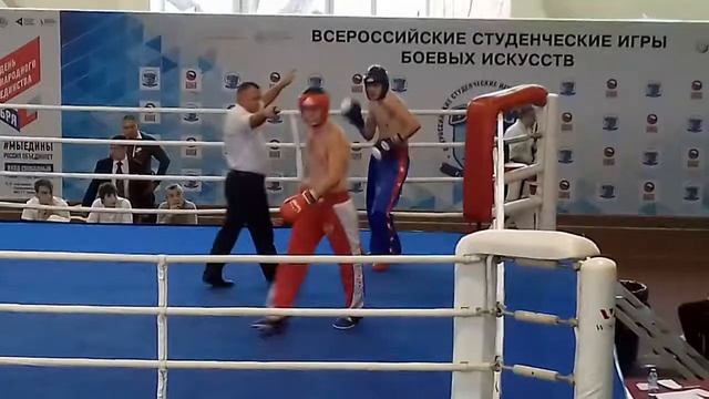 Финал по кикбоксингу ВСИБИ 2018 (бойцы 76кг и 86 кг)