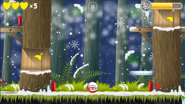 КРАСНЫЙ ШАРИК 4 против НОВОГОДНИХ КВАДРАТОВ #2 | Прохождение игры Red ball 4 Mod | ИГРА RED BALL 4 смотреть онлайн