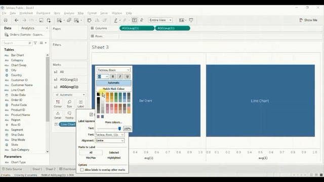 How To Swap Charts Using Parameter Action In Tableau смотреть онлайн