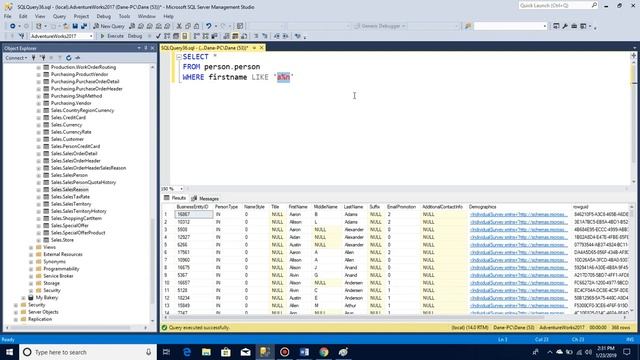 How to use the like clause in SQL смотреть онлайн