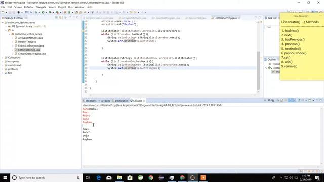 List Iterator Implementation смотреть онлайн