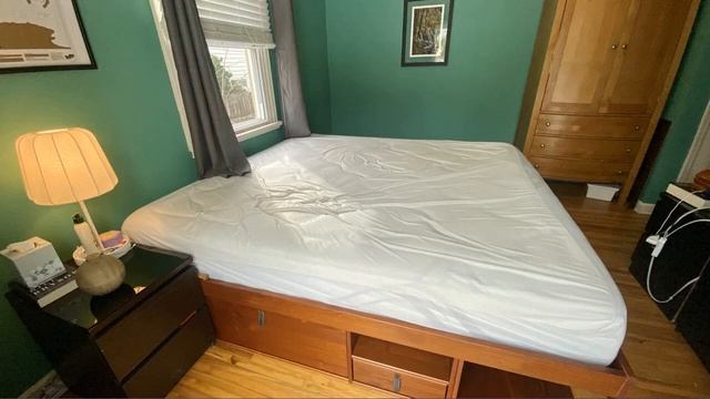 Memomad Bali Storage Platform Bed with Drawers (King Size, Caramel) review смотреть онлайн