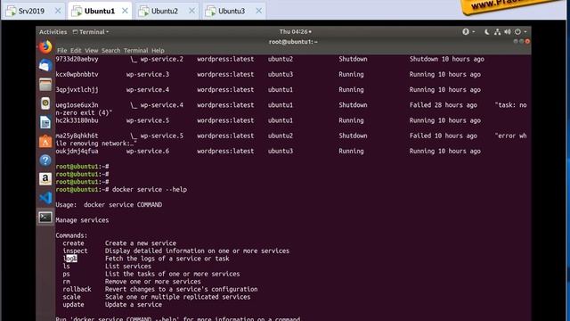 Swarm обновление и откат обратно - Update & Rollback смотреть онлайн