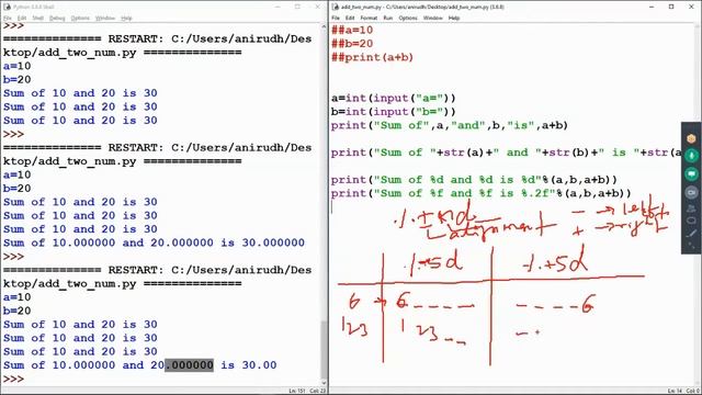 Python 3 Tutorial 019- Format print output using %, padding and aligning strings смотреть онлайн