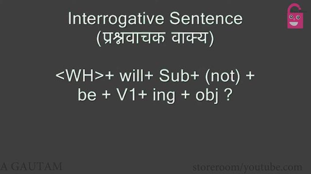 Future Continuous Tense _ Will be + Verb +ing _ Learn English through Hindi by store room |a gautam смотреть онлайн