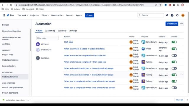 Automation Rule Export & Import in JIRA смотреть онлайн