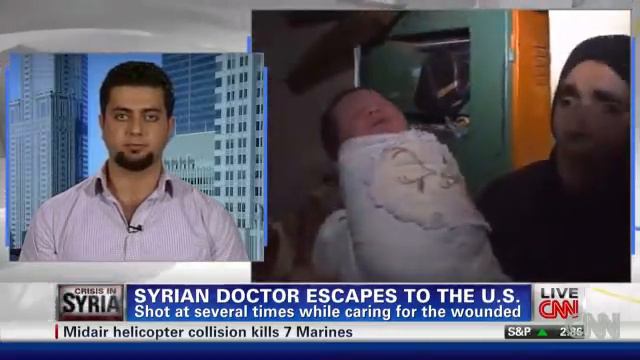 Syrian doctor flees violence. Brooke Baldwin interview #CNN смотреть онлайн