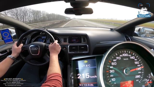 Audi Q7 V12 TDI “Beast Of The Autobahn” 277km/h TOP SPEED By AutoTopNL